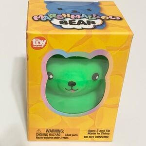 Marshmallow Bear Squishy Squeezy Fidget Toy NEW GREEN